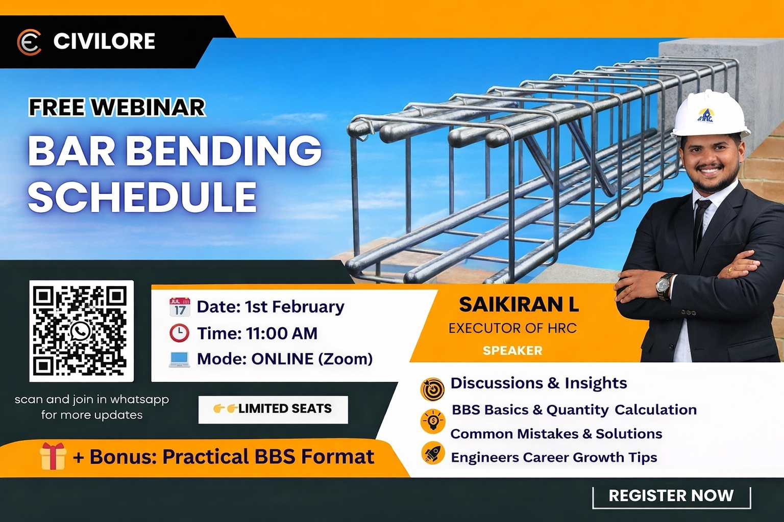 Master Bar Bending Schedule – 100% Free